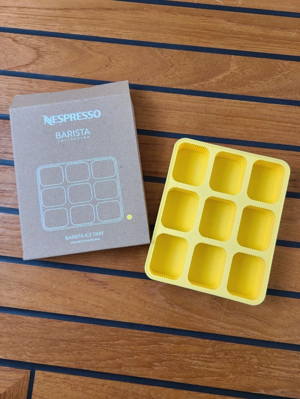 NWT Nespresso Lavender Tote & Ice Tray Limited Edition Bundle NEW